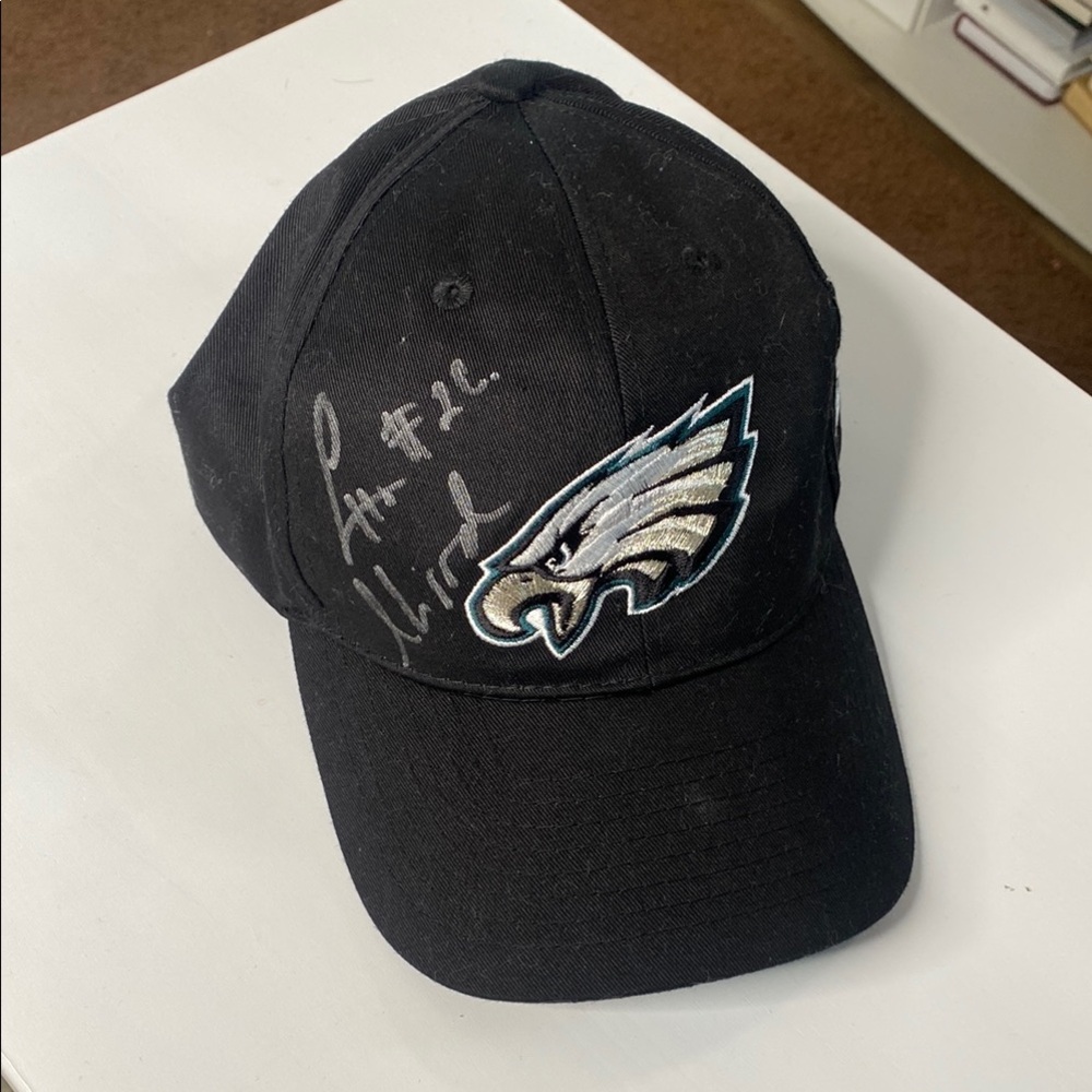 Lito Shepherd Autographed Reebok Eagles Hat